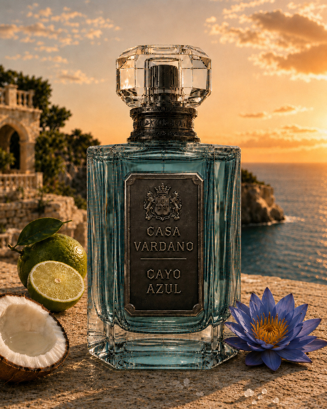 Cayo Azul Eau de Parfum mit Limette, Kokos und Lotus
