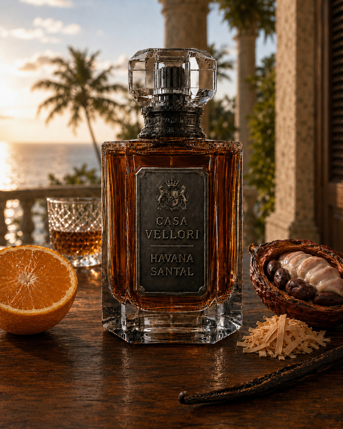 Havana Santal Eau de Parfum mit Bitterorange, Kakao und Sandelholz