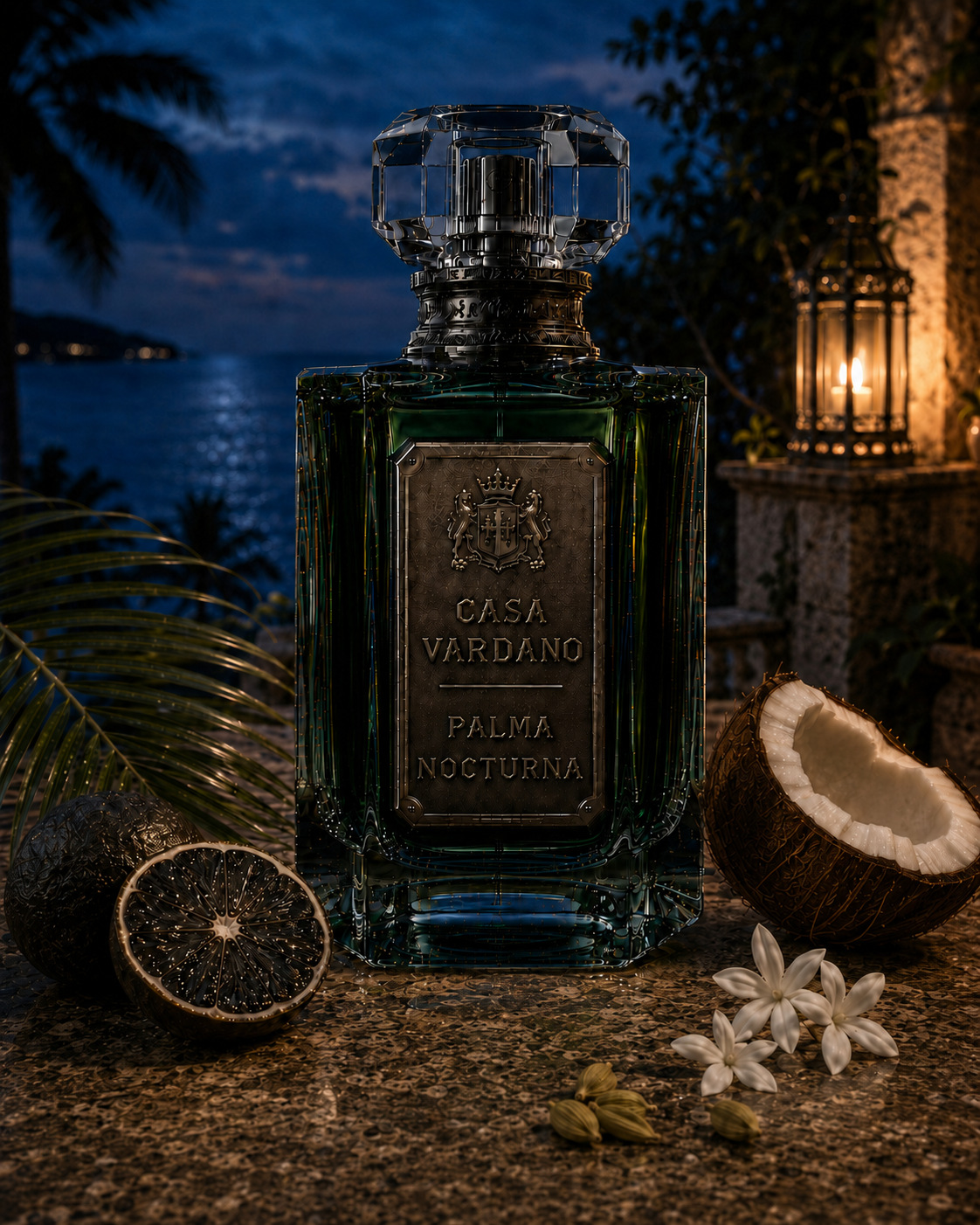Palma Nocturna Eau de Parfum mit schwarzer Limette, Jasmin und Kokos